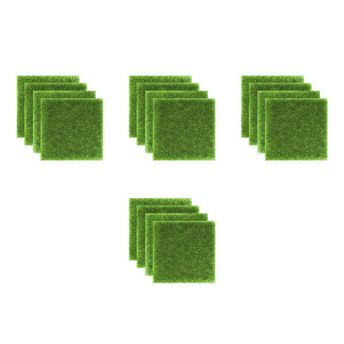 16 Kunstmatig Gras Gazon Miniatuur Versiering 1