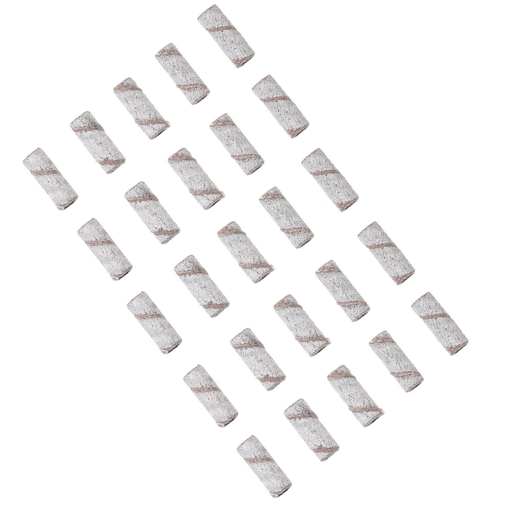 Solustre 50Pcs Sanding Bands For Nail Drill Manicure Art Supplies