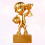 Small Voetbal Gegalvaniseerd Hars Met Voet ( ) 8