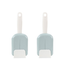 2 Sets Kunststoff Reislöffel Mit Halter Und Staubschutzabdeckung
