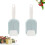 2 Sets Kunststoff Reislöffel Mit Halter Und Staubschutzabdeckung 6
