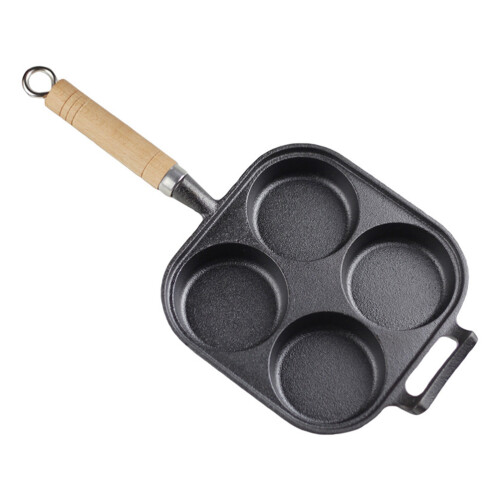1St Nichthaftende Eierbratpfanne Geteilter Eierkoch Hamburgerkoch 2