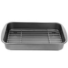 1 Set Backform Aus Mit Gitterrost Küchenzubehör (Silber)