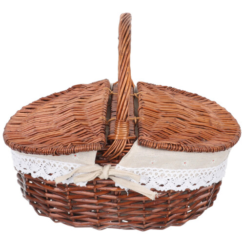 Obstkorb Aufbewahrungskorb Picknickkorb Mit