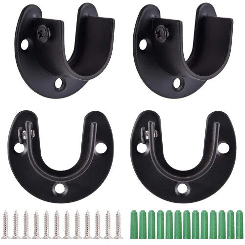 Set Kleiderschrankstange Mit Duschvorhangstange Basis 1