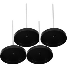1 Set 4 Teile Abnehmbare Quittungshalter Desktop Papierhalter Schwarz