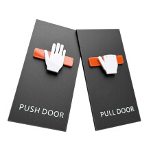 2Stk Push Pull Türschilder Aus Acryl Mit Einfacher