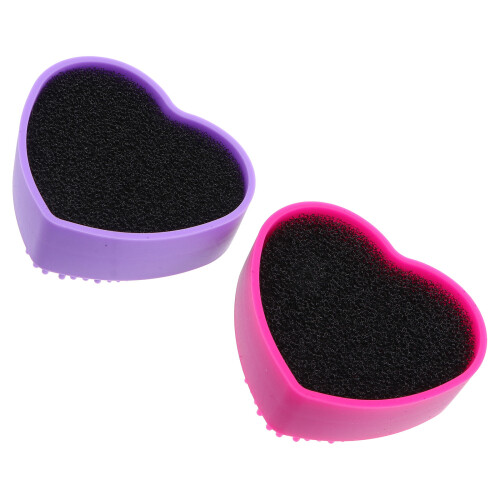2Stk. Silikon Makeup Reinigungsbox (Bunt)