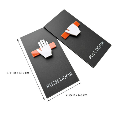 2Stk Push Pull Türschilder Aus Acryl Mit Einfacher 2