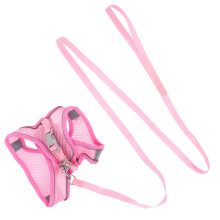 1 Set Hundegeschirr Mit Leine Atmungsaktiv Reflektierend