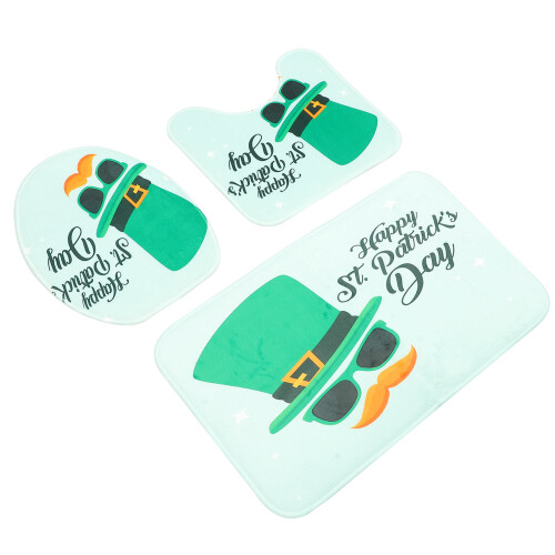 3Stück Badematte Set Für St Patrick'S Day