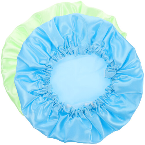 6 Satin Badehauben Für Schlaf Und 2