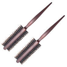 2Stk Styling Holzgriff-Roller Kämme Für Haarstyling Und Locken