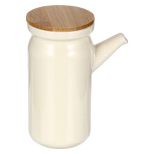1St Ölspender Flasche Keramik Essig Gewürzflasche Kanne