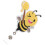 Bee Pattern Badge Clip Portable Name Card Holder 9