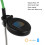 Solarleuchte Blumenform 40-LED Garten-Wegeleuchte 10