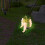 Solarleuchte Blumenform 40-LED Garten-Wegeleuchte 6