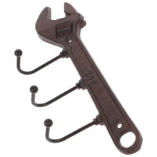 4Stk Vintage Kleiderständer Wandmontiert Robuster Haken