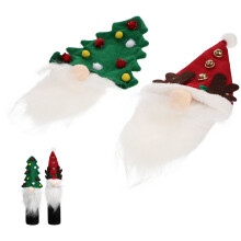 8 Weinflaschenhüllen Gnome Weihnachtsdekoration