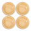 4Stk Emaille Teller Servierplatten Essgeschirr Dessertteller 9
