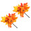 4 Einsteckbare Herbstdekorationen Ahornblatt Kürbis 1