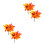 4 Einsteckbare Herbstdekorationen Ahornblatt Kürbis 7