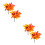 4 Einsteckbare Herbstdekorationen Ahornblatt Kürbis 5