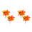 4 Einsteckbare Herbstdekorationen Ahornblatt Kürbis 9