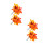 4 Einsteckbare Herbstdekorationen Ahornblatt Kürbis 4