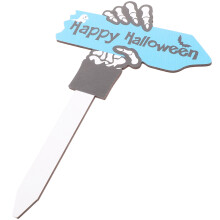 3Stk Halloween Gartenschilder Mit Heringen Für Außenbereich
