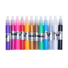 12 Farben UV Gel Acryl Tips 3D Nail Art DIY Painting Polish Pen Set