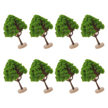 8Stk 4,5 Cm Miniaturmodelle Landschaftsbäume Für Sandtisch Puppenhaus