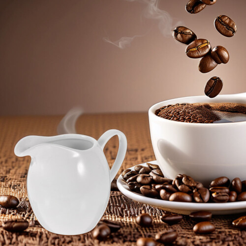 2Stk. Milchkännchen Mit Für Und Tee 2
