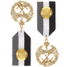 8 Metall-Flachband-Broschen Marine- Kinder-Auszeichnungen