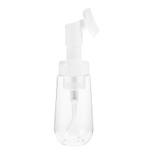 6Pcs Travel Clear Foaming Dispenser Bottles with Gentle Silicone Brush