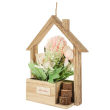 Sierlijke hangende rustieke plantenhouder wanddecor