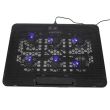 Laptop Kühlpad Mit 6 Lüftern Für Gaming Luftkühler Verstellbar Halter