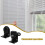 Support Noir Pour Stores Extérieurs Simple Solide 4