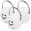 3pcs Pumpkin Buckets Halloween Candy Holders 1