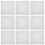 12Stk Mini Ölgemälde Leere Quadratische Malplatten 9