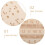 2Stk Braille Alphabet Platte: Holz Und Für 8