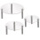 3Pcs Transparent Modern Cake Stand Elegant Acrylic Display for Parties 8