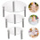 3Pcs Transparent Modern Cake Stand Elegant Acrylic Display for Parties 7