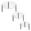 3Pcs Transparent Modern Cake Stand Elegant Acrylic Display for Parties 6
