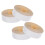 12Rolls White Fabric Lampshade Strips DIY Self-Adhesive Edging Tape 3