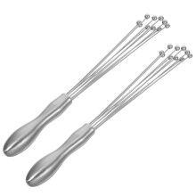 fouet sphérique 12-18 pouces en acier inoxydable 2 pièces pour cuisine