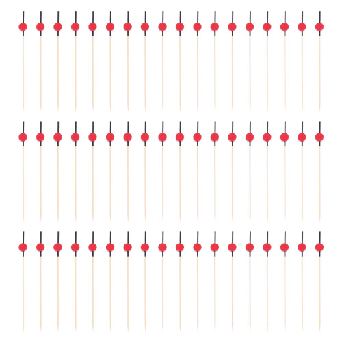 100 Unidades Brochetas De Bambú Decorativos