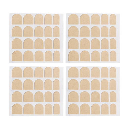 50 Hojas Pegatinas Para Artificiales Doble Amarillo 2