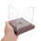 Clear Acrylic Baseball Display Case Con Base Madera Para 7