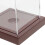 Clear Acrylic Baseball Display Case Con Base Madera Para 6